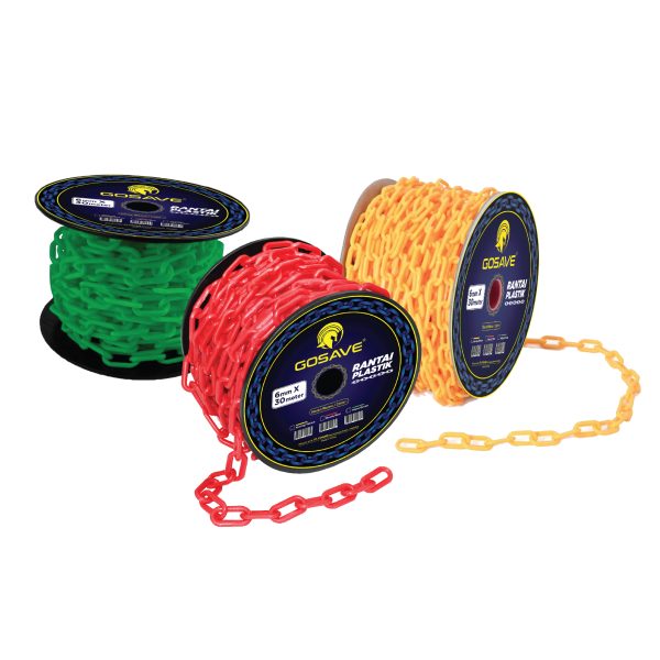 GOSAVE PVC CHAIN / RANTAI PLASTIK PEMBATAS