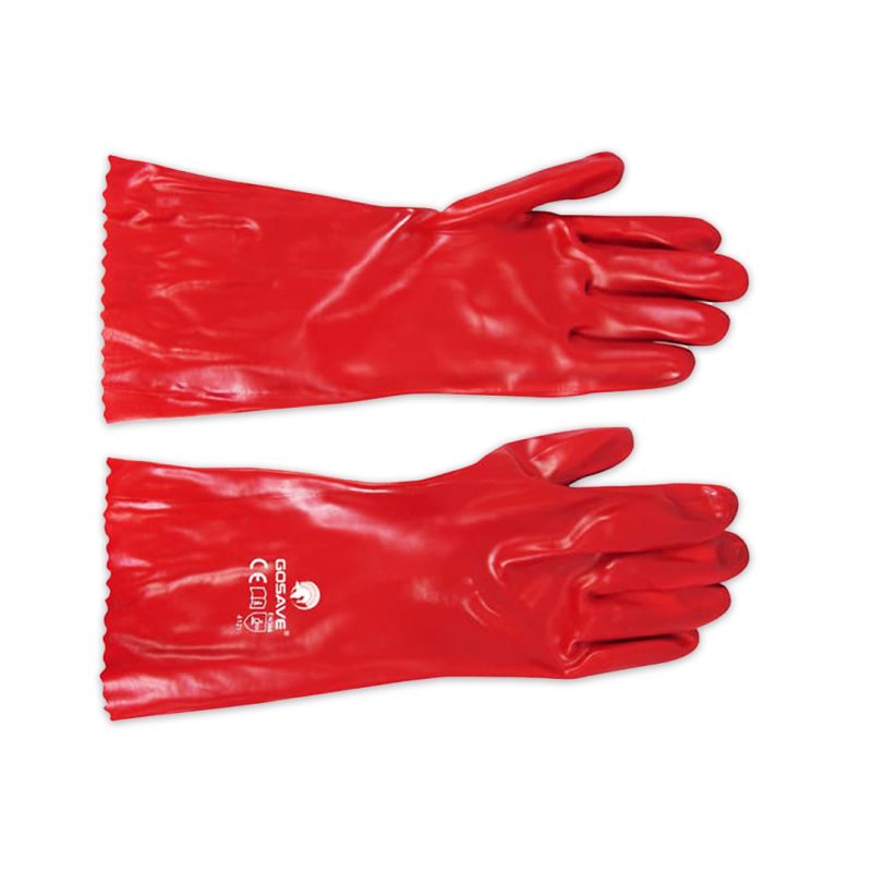GOSAVE Sarung Tangan PVC Merah