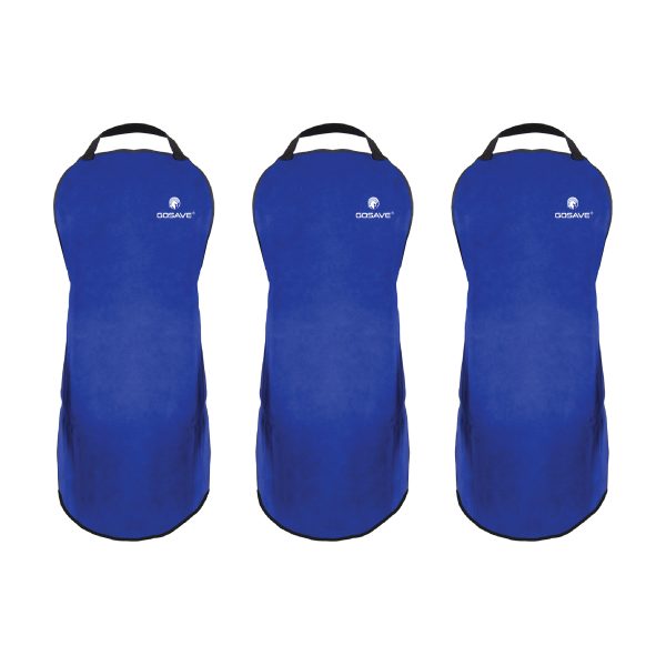GOSAVE WELDING APRON CHEST BLUE