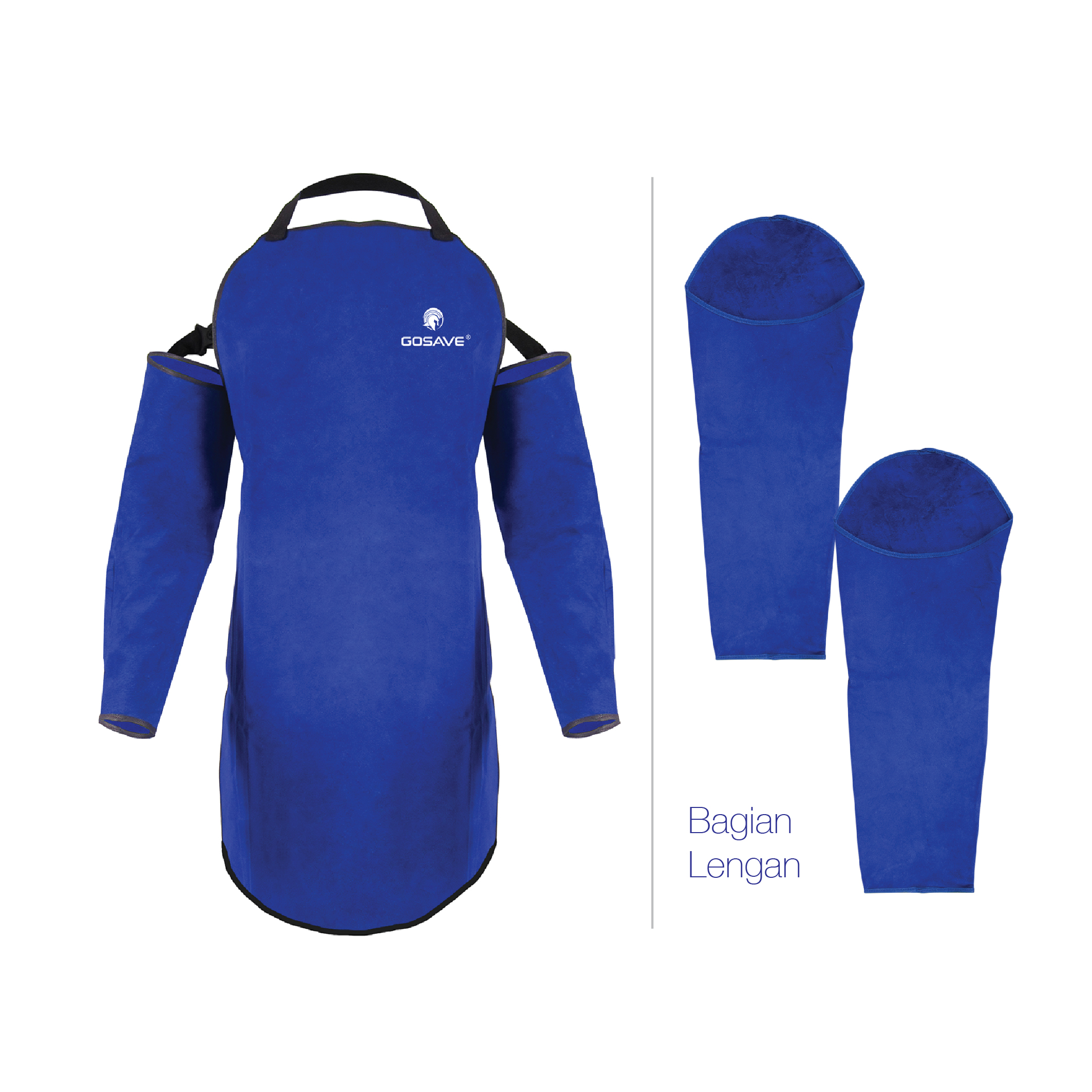 GOSAVE WELDING APRON BLUE SET