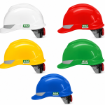 Helm Safety Proyek MSA Baseball SNI Bahan PP + Fastrack