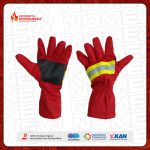 Fire Gloves Premium Anti Api New Nomex IIIA Merah
