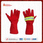 Fire Gloves Standard Anti Api New Nomex IIIA Merah
