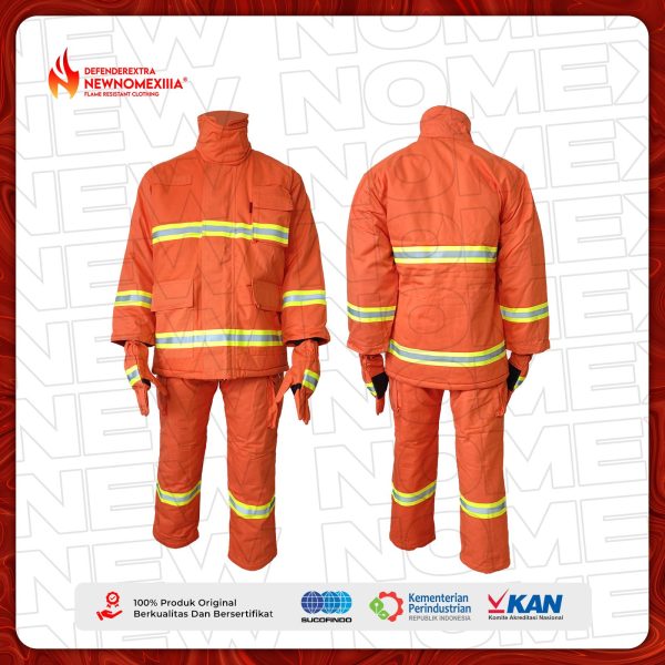 New NOMEX IIIA Baju Pemadam Anti Api Orange