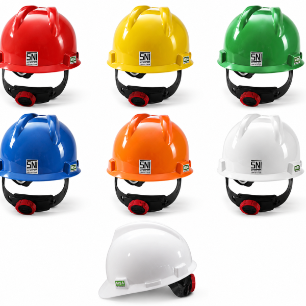 Safety Helmet SNI MSA Lokal Helm Proyek+Fastrack
